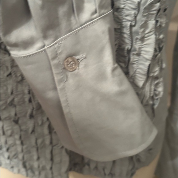 BCBG Maxazria vintage tuxedo style shirt M - Picture 3 of 6